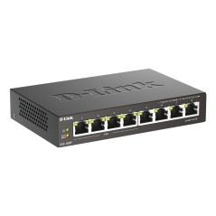 D-Link 8xG+F+ENet RJ45 19" PoE